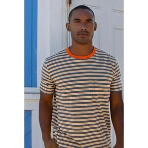 Funky & Groovy Threads Kensington 60's Recycled Vintage Surf Pocket Tee  Size: S